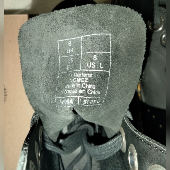 Doc Marten (US 8/UK 6/EU 39) Black Gomez Combat Boots - Picture 6 of 6